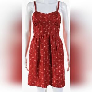 🦋J. Crew Red and White Mini Dress